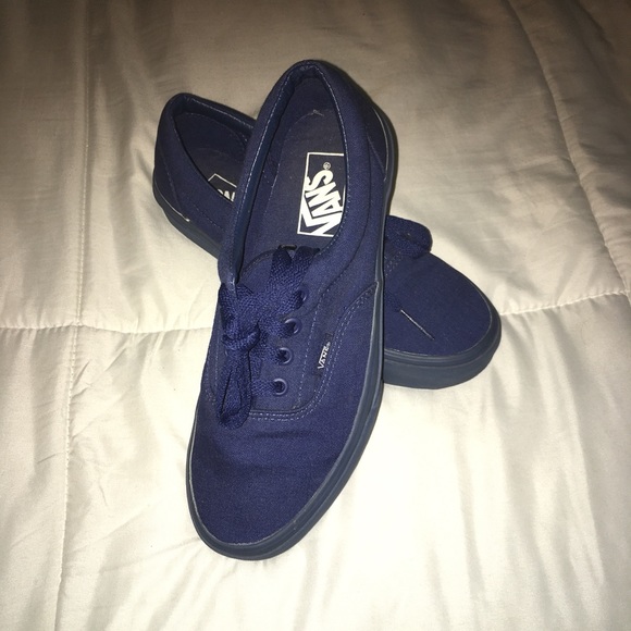 Dark Blue Vans - Picture 1 of 3